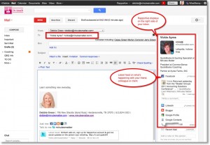 Rapportive a great tool for Gmail