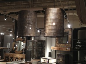 Classic Home Wicker drum shades